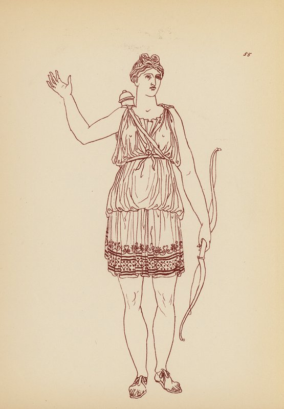 Ancient Greek Female Costume by John Moyr Smith