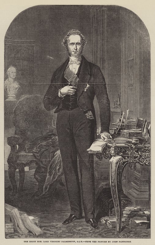 The Right Honourable Lord Viscount Palmerston, GCB by John Partridge