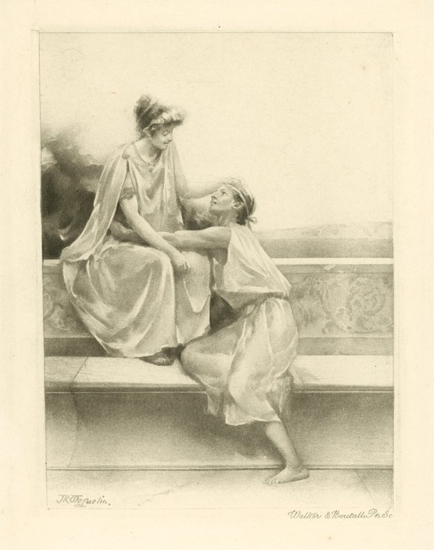 Illustration for the Poems of Catullus by John Reinhard Weguelin