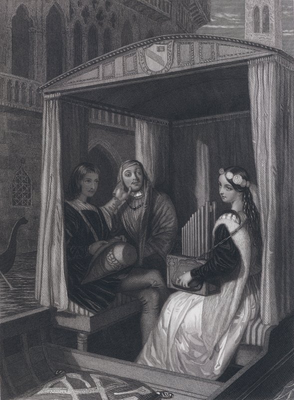 Lady Viola and her tutors by John Rogers (after) Herbert