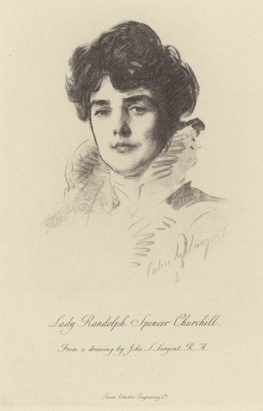 Portrait of Lady Randolph Churchill by John Singer Sargent