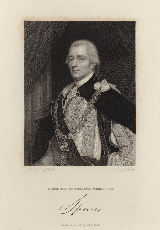 George Spencer, 2nd Earl Spencer by John Singleton Copley