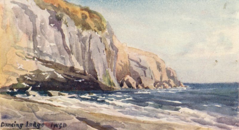 Dancing Ledge, Langton Matravers by John W.G. Bond