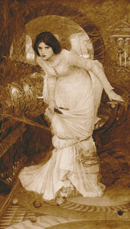 The Lady of Shalott by John William (after) Waterhouse