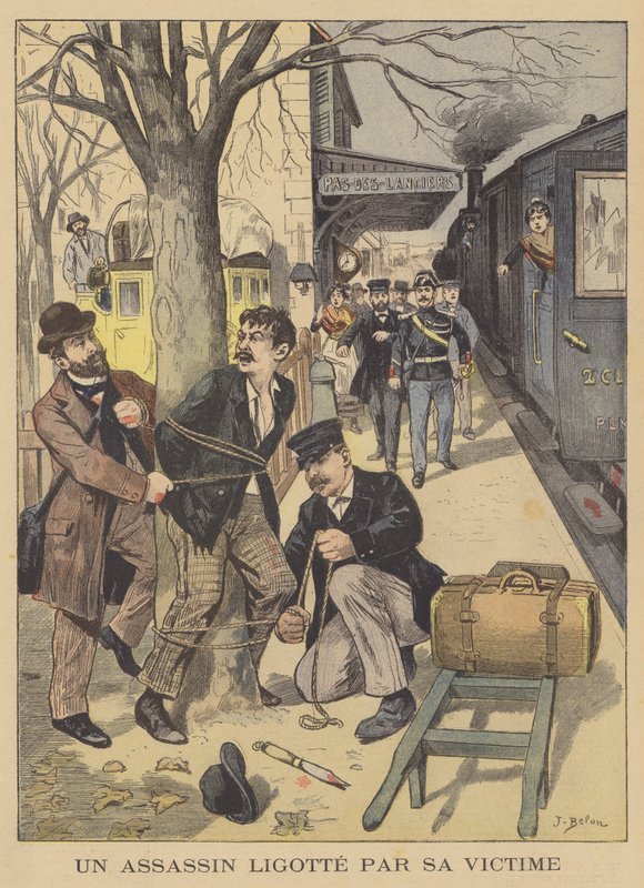 A Would-Be Murderer Tied Up by His Intended Victim by Jose Belon