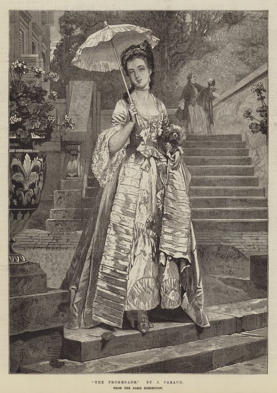 The Promenade, from the Paris Exhibition by Joseph Caraud