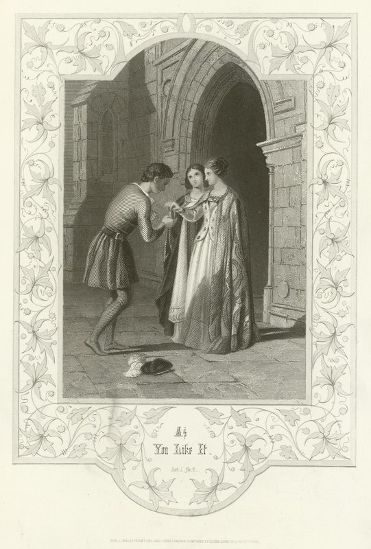 As You Like It, Act I, Scene II by Joseph Kenny Meadows