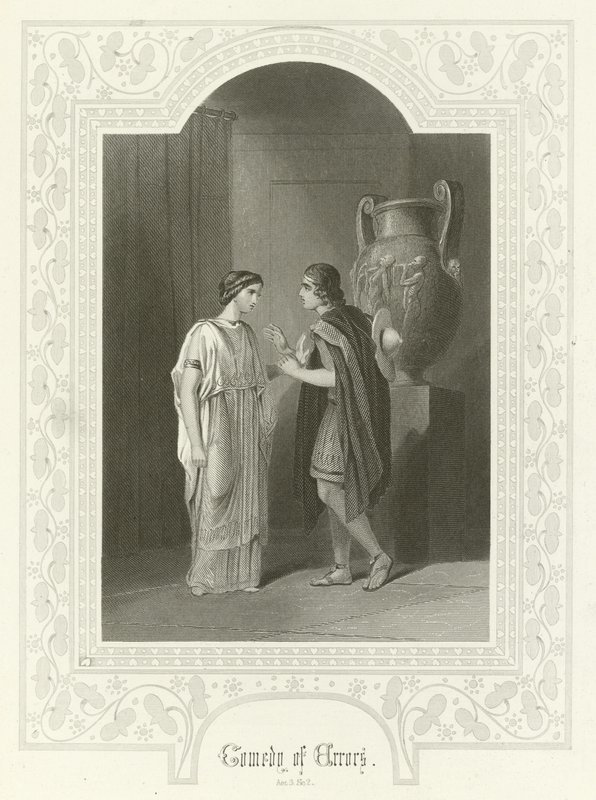 Comedy of Errors, Act III, Scene II by Joseph Kenny Meadows