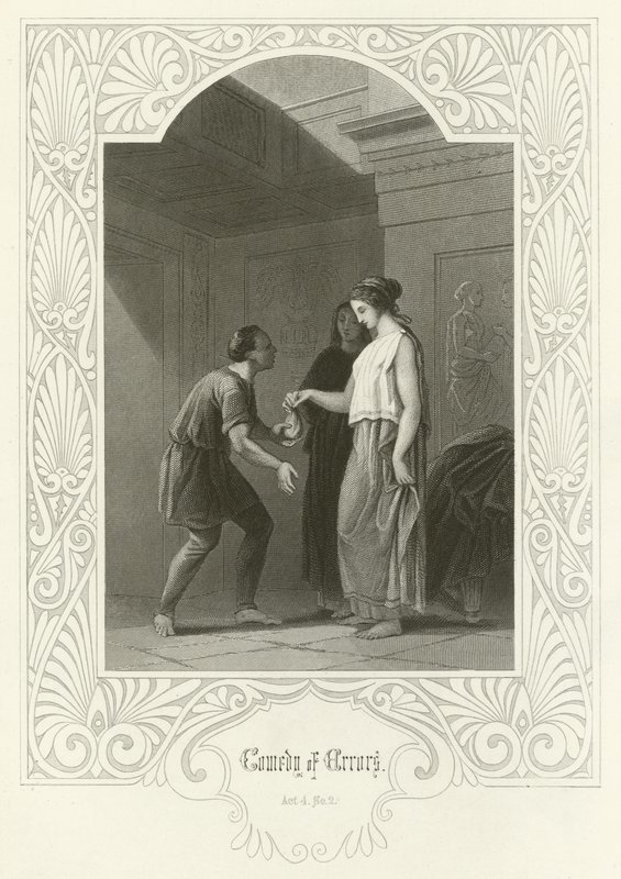 Comedy of Errors, Act IV, Scene ii by Joseph Kenny Meadows