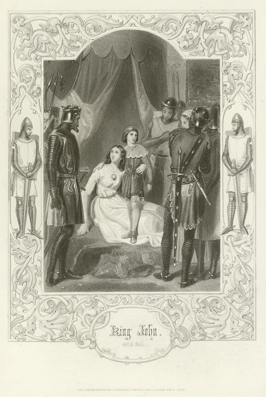 King John, Act III, Scene I by Joseph Kenny Meadows