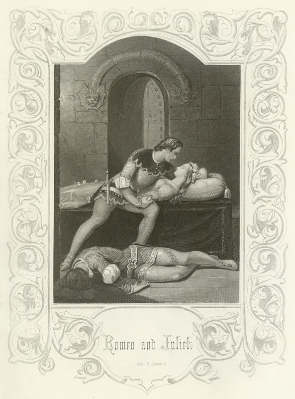 Romeo and Juliet, Act V, Scene III by Joseph Kenny Meadows