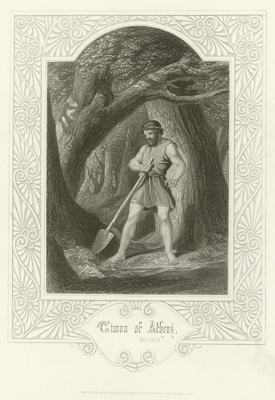 Timon of Athens, Act IV, Scene III by Joseph Kenny Meadows