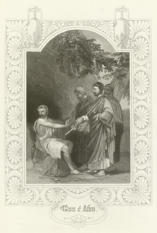 Timon of Athens, Act V, Scene II by Joseph Kenny Meadows