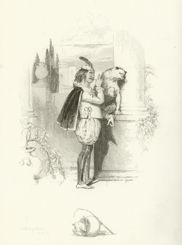 Two Gentlemen of Verona, Act IV, Scene II by Joseph Kenny Meadows