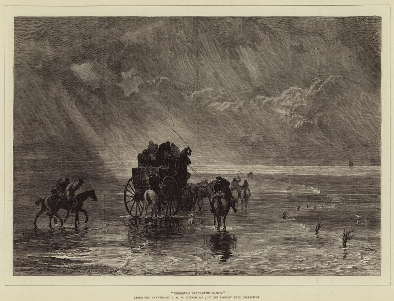Crossing Lancaster Sands by Joseph Mallord William Turner