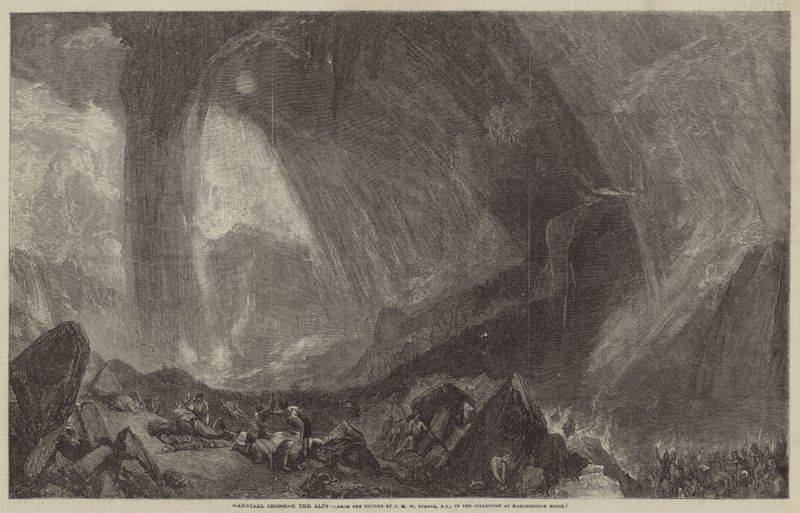 Hannibal Crossing the Alps by Joseph Mallord William Turner