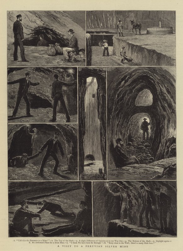 A Visit to a Peruvian Silver Mine by Joseph Nash
