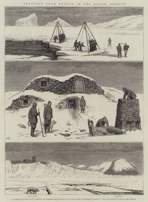 Sketches from Nature in the Arctic Regions by Joseph Nash