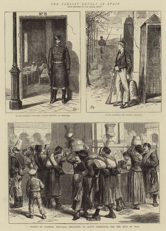 The Carlist Revolt in Spain by Joseph Nash