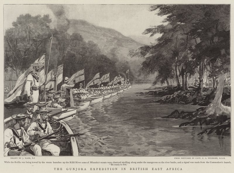 The Gunjora Expedition in British East Africa by Joseph Nash