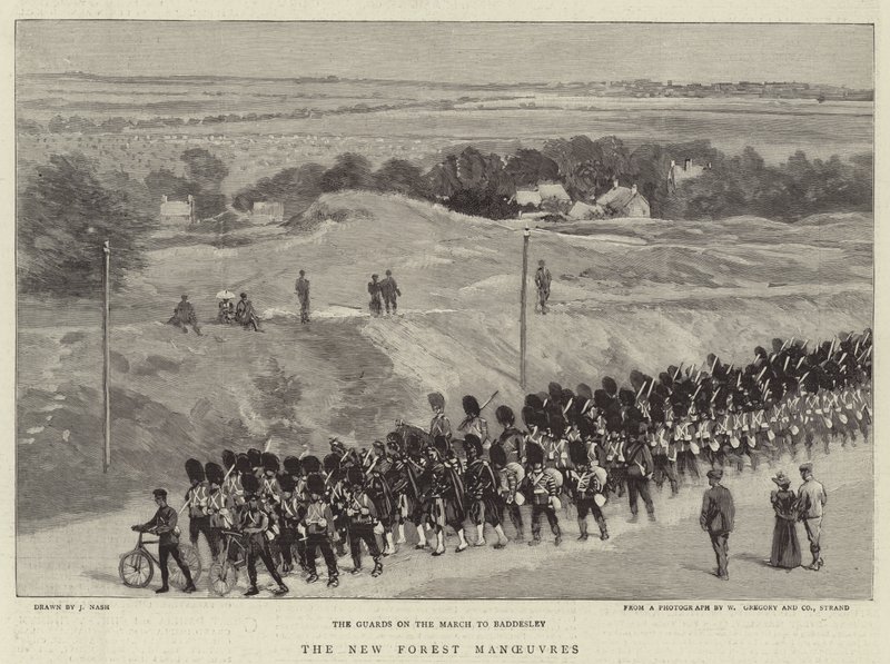 The New Forest Manoeuvres by Joseph Nash