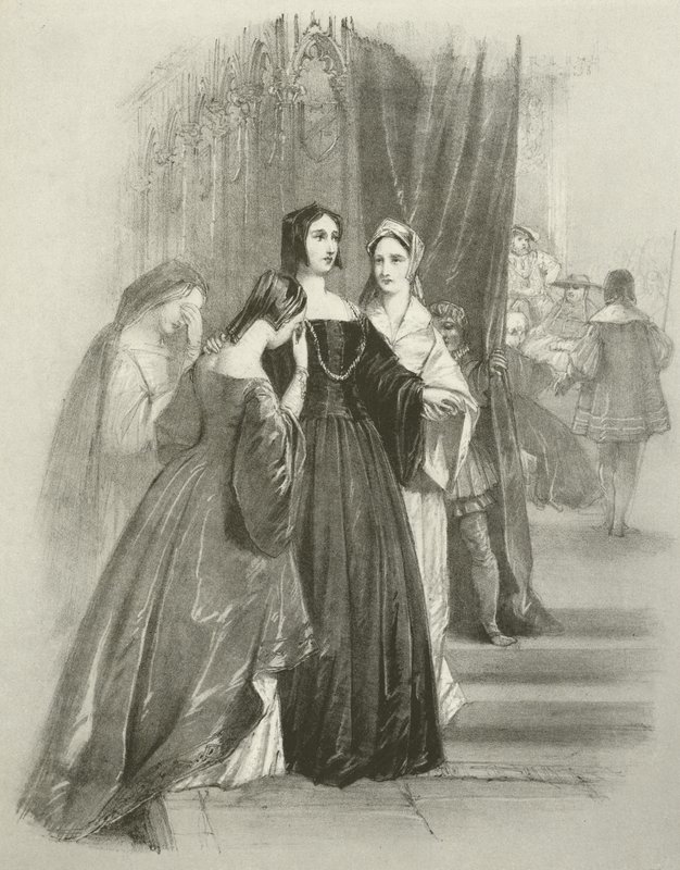 The Summons, Katherine Queen of England, Come into Court by Joseph Nash