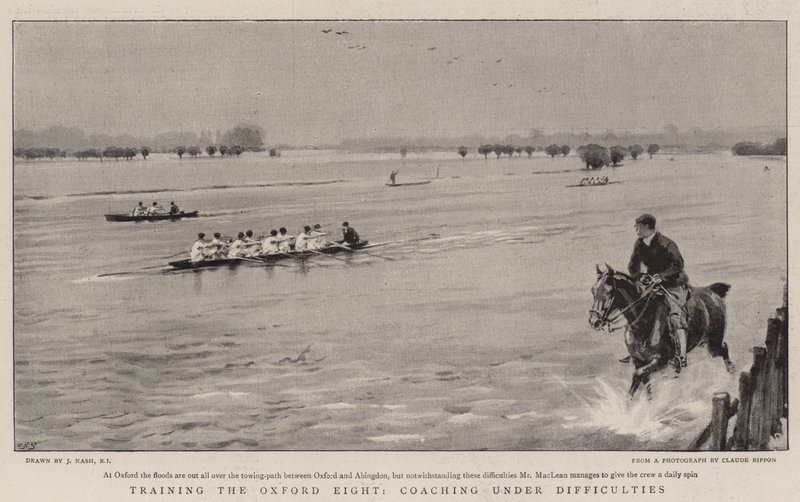 Training the Oxford Eight, Coaching under Difficulties by Joseph Nash