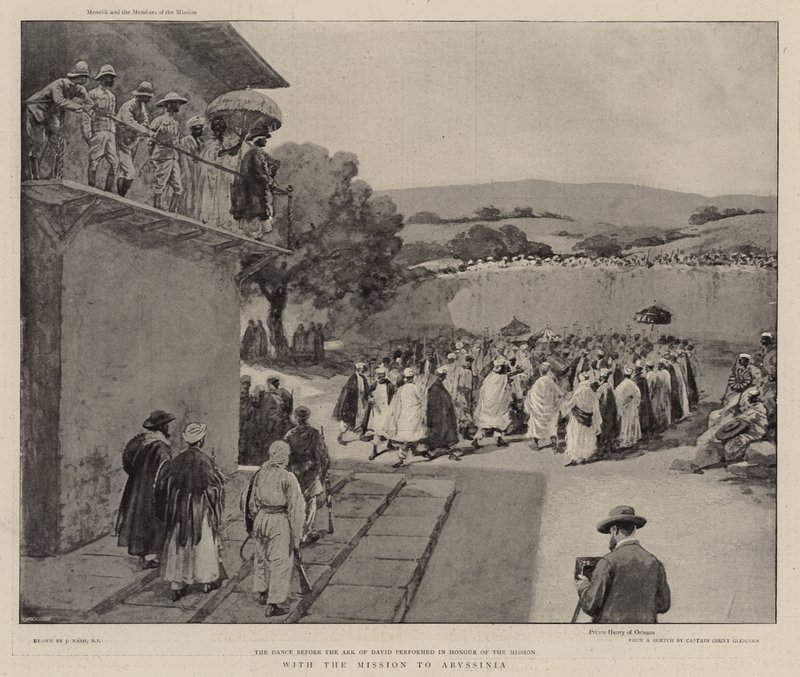 With the Mission to Abyssinia by Joseph Nash