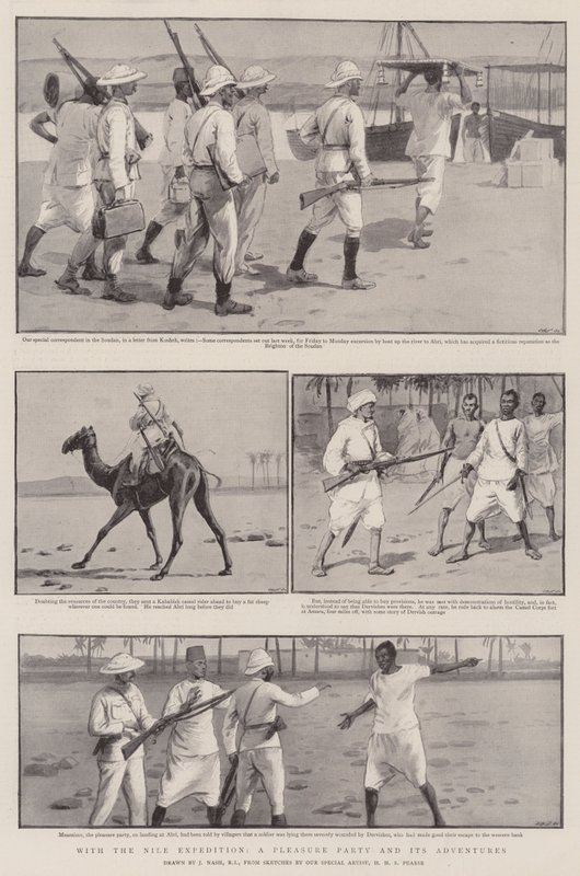 With the Nile Expedition, a Pleasure Party and its Adventures by Joseph Nash