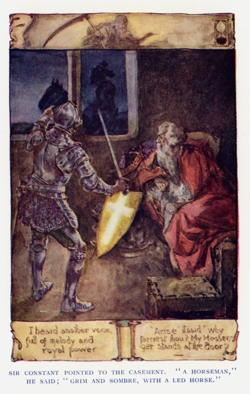 Illustration for Sir Knight of the Splendid Way by Joseph (after) Finnemore