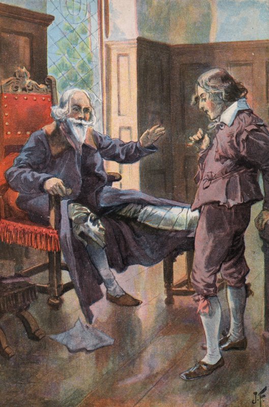 Robinson Crusoe: My father gives me excellent counsel by Joseph (after) Finnemore