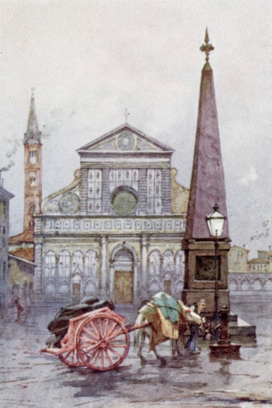 The Church of S Maria Novella, Florence by Joseph (after) Finnemore