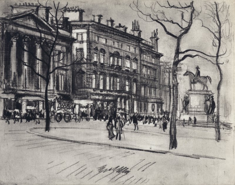 Piccadilly Palaces by Joseph (after) Pennell