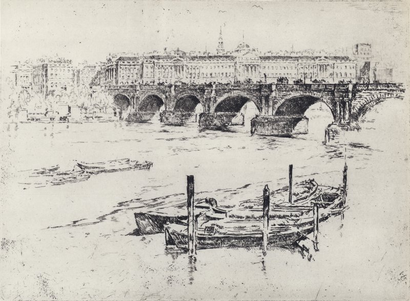Somerset House by Joseph (after) Pennell