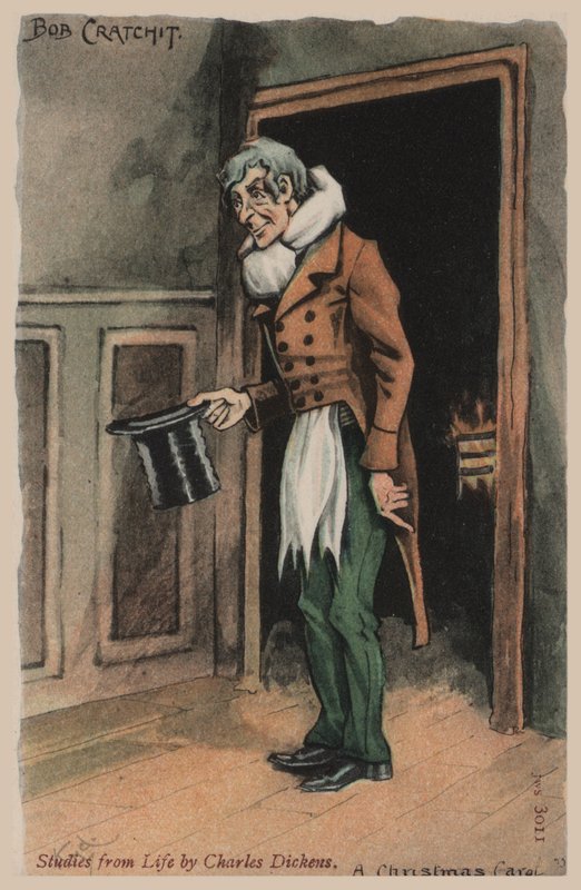 Bob Cratchit, A Christmas Carol by Joseph Clayton  Clarke