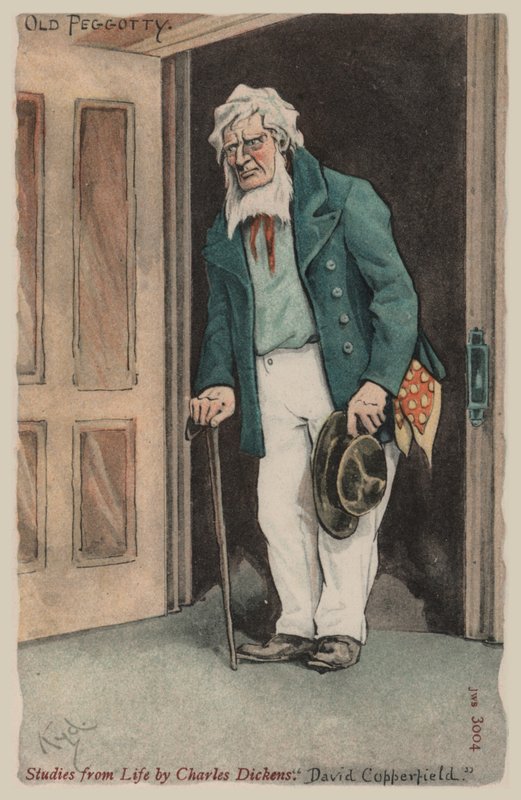 Old Peggotty, David Copperfield by Joseph Clayton  Clarke