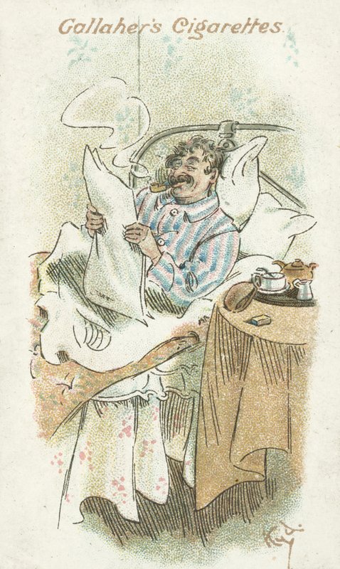 Votaries of the Weed No 26 by Joseph Clayton (1856 1937) Clarke