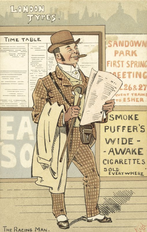 London Types, The Racing Man by Joseph Clayton Clarke