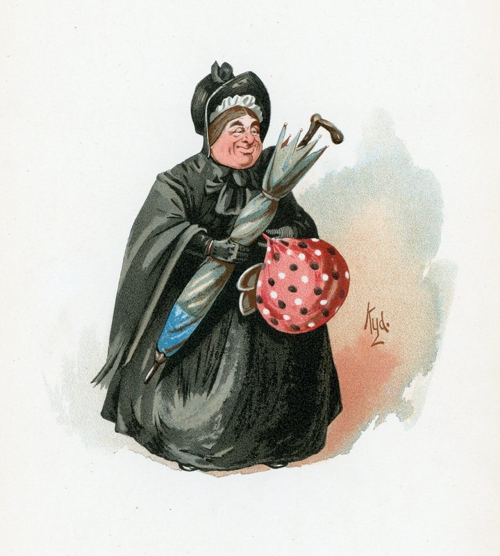 Mrs. Gamp, Illustration from 