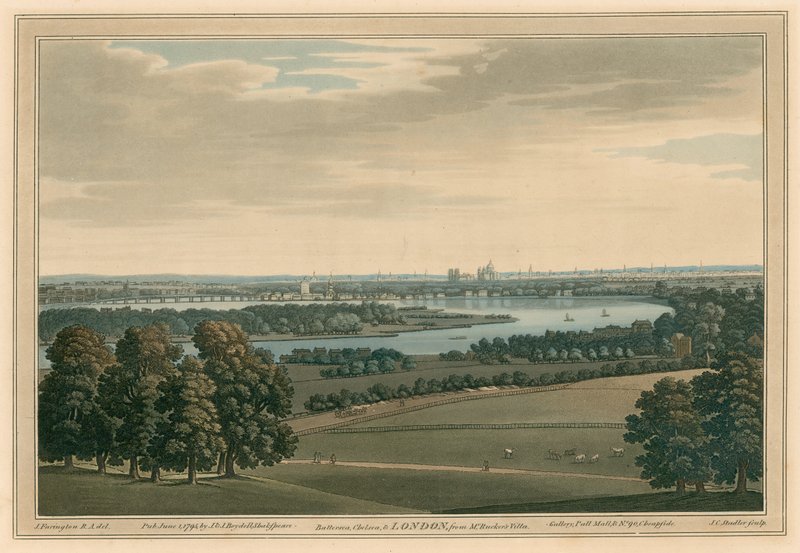 Battersea, Chelsea and London, from Mr Rucker
