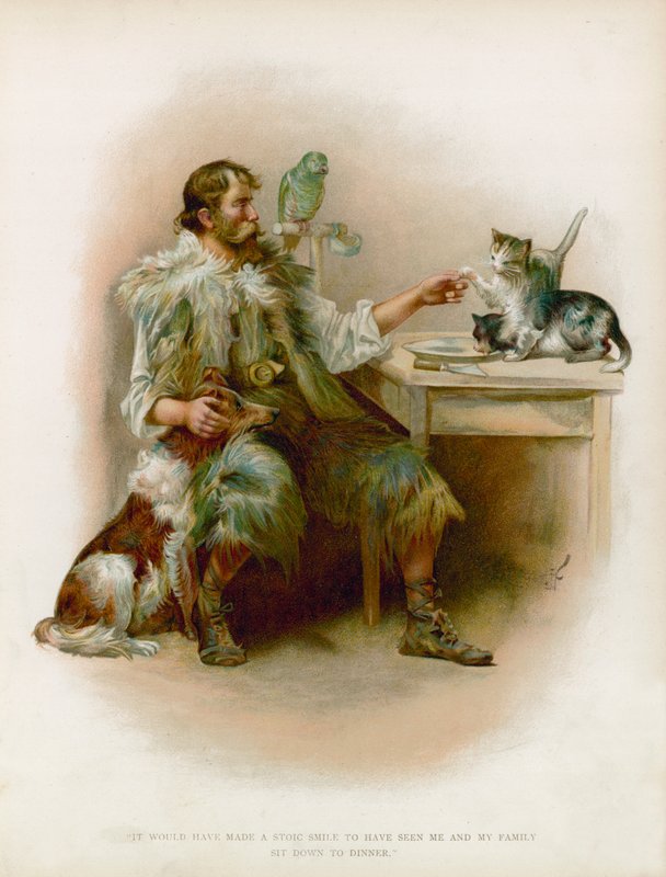 Illustration for Robinson Crusoe by Joseph Finnemore