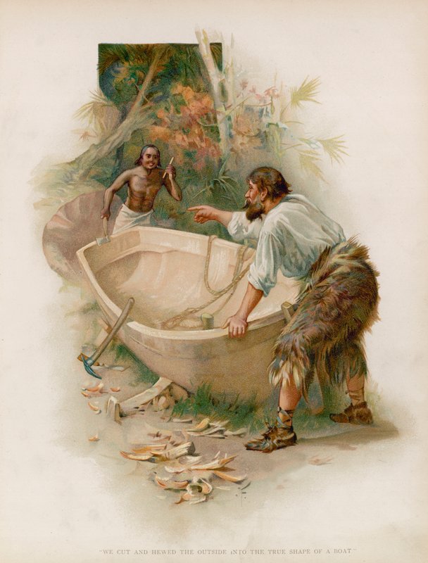 Illustration for Robinson Crusoe by Joseph Finnemore