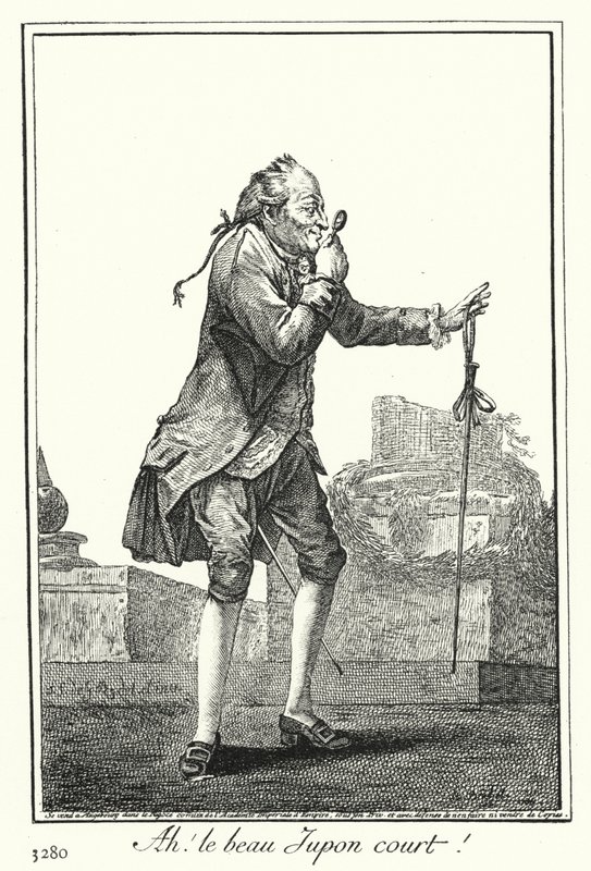 Ah! The Beautiful Short Skirt by Joseph Franz von (after) Goez