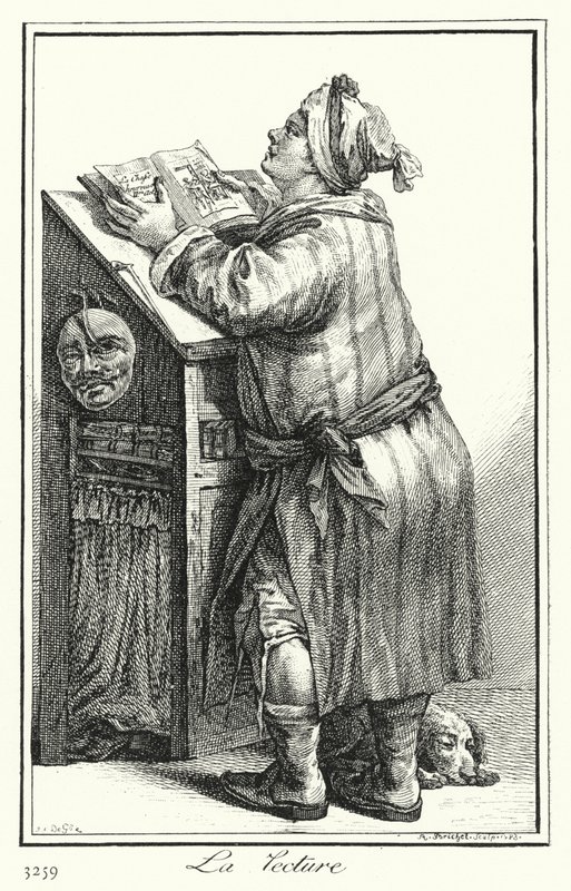 Reading by Joseph Franz von (after) Goez