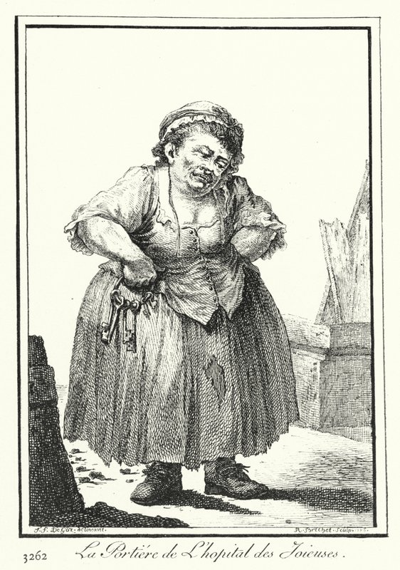 The Doorkeeper of the Hopital des Joieuses by Joseph Franz von (after) Goez