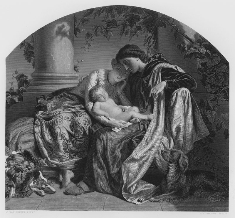 The First-Born, from the Picture in the Royal Collection by Joseph Henri François van Lerius