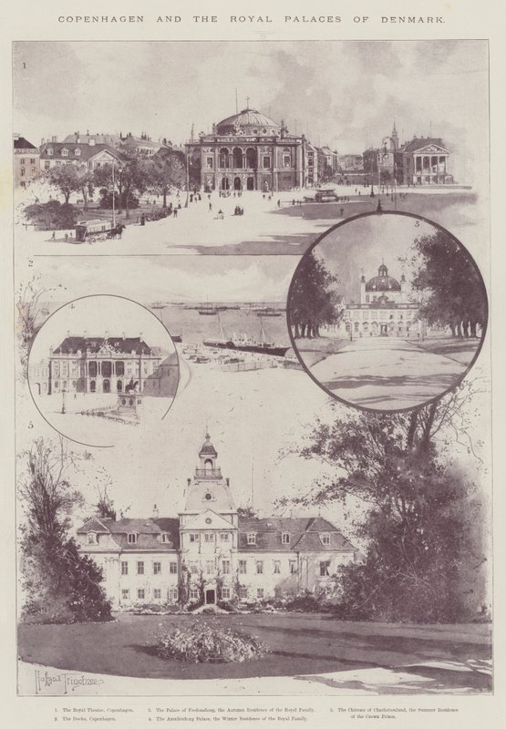 Copenhagen and the Royal Palaces of Denmark by Joseph Holland Tringham