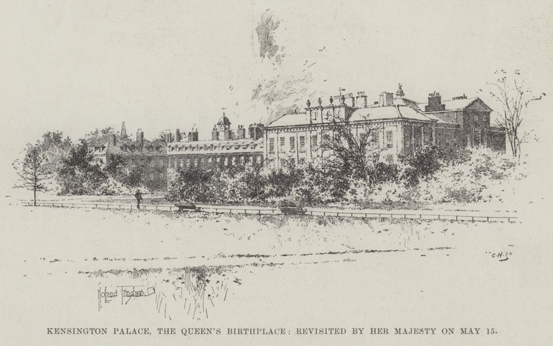 Kensington Palace, the Queen