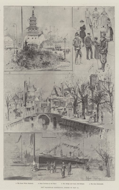 The Amsterdam Exhibition, opened on 11 May by Joseph Holland Tringham