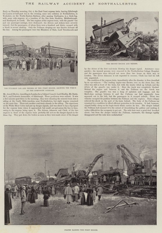 The Railway Accident at Northallerton by Joseph Holland Tringham